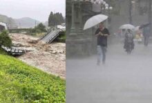 6 dead, 3 missing as heavy rain lashes Japan