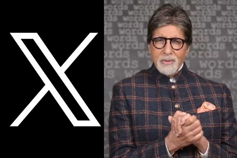 Big B shares witty post in response to name change of Twitter to X
