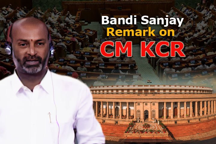 The BJP MP Bandi Sanjay from Telangana unleashed a barrage of offensive language against CM KCR during a session in the Loksabha.