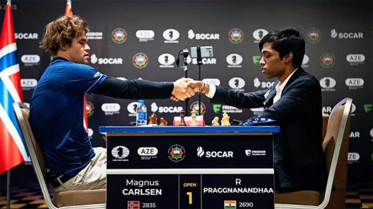 Chess World Cup 2023 Final: Carlsen Wins First Tie-Break Against  Praggnanandhaa