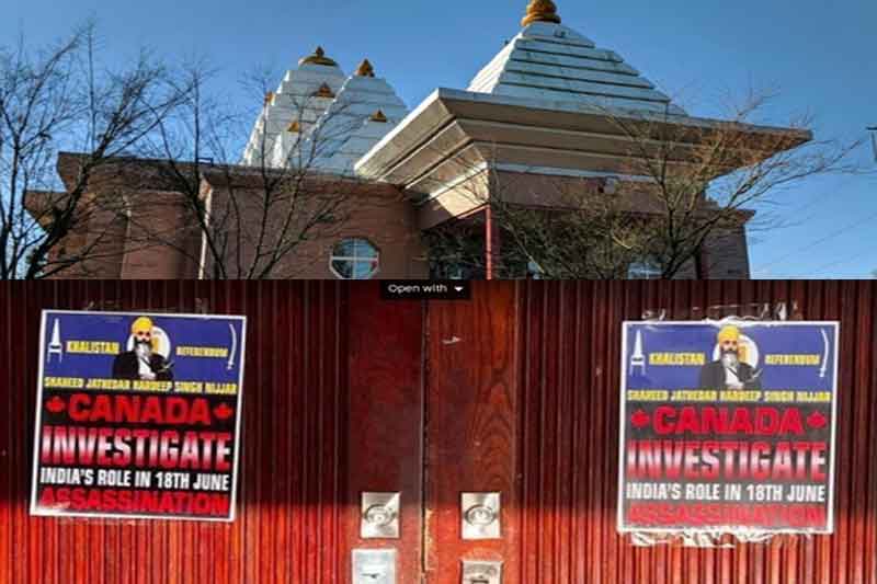 Ahead of Independence Day, another Hindu temple vandalised in Canada