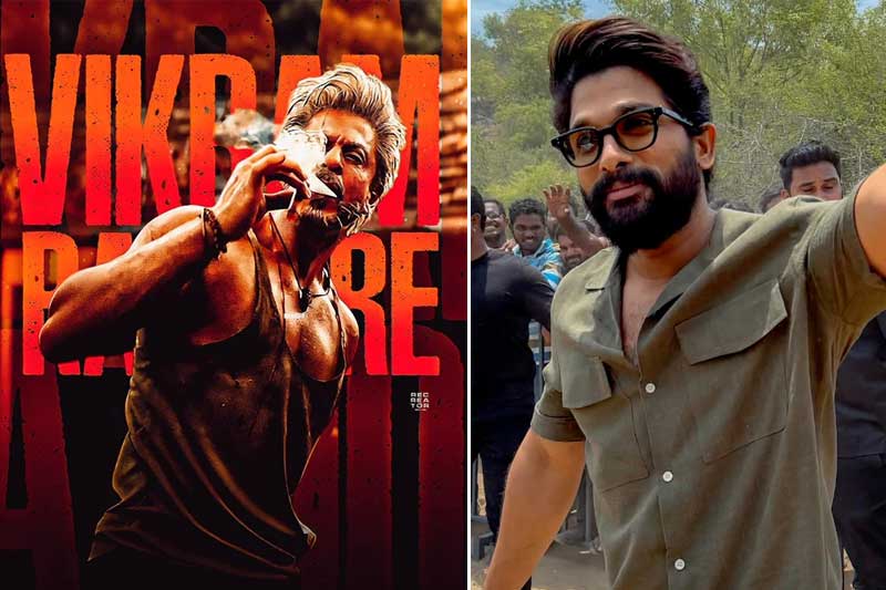 Allu Arjun heaps praise on SRK for ‘Jawan’ spectacle; SRK reveals he saw 'Pushpa' thrice in 3 days