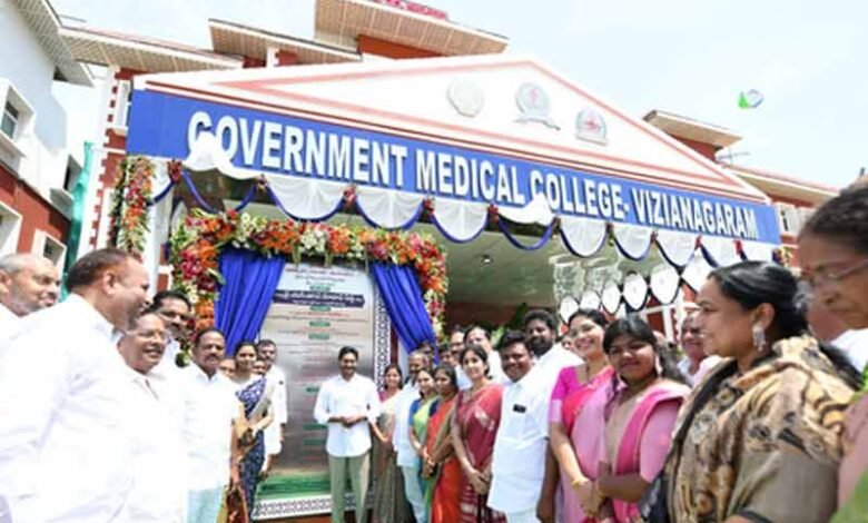 Andhra CM inaugurates 5 govt medical colleges