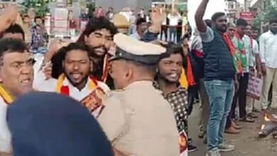 K’taka bandh: 44 flights cancelled; five activists arrested for trying to stage protest inside B’luru airport