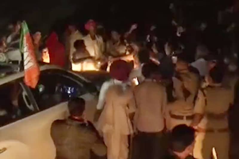 Villagers attack BJP's Jan Ashirwad Yatra in MP's Neemuch