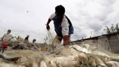 Protest against Sri Lankan gang assaulting TN fishermen