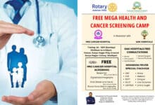 Free Mega Health & Cancer Screening Camp Tomorrow