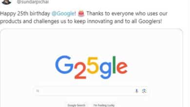 Google turns 25, Pichai shares Doodle thanking firms' product users