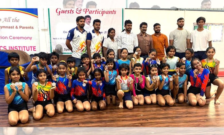 Gymnastic Wonders: Hyderabad's Rising Stars Shine Bright at 2023 District Competition