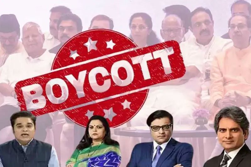 INDIA bloc to boycott news shows of 14 anchors, list released
