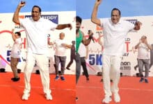 Telangana minister shakes a leg