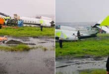 3 hurt as private aircraft with 8 onboard skids, crash lands at Mumbai airport
