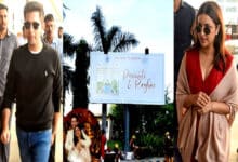 Cheering crowd, giant hoarding welcome Ragneeti in Udaipur