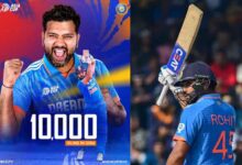 Asia Cup: Rohit Sharma completes 10,000 ODI runs, second fastest to achieve the feat after Virat Kohli