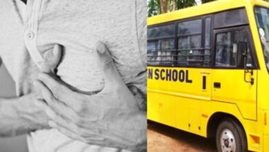 Andhra school bus driver dies by cardiac arrest, but saves 40 students