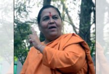 Uma Bharti goes against BJP, bats for OBC quota within women's quota