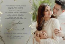 Ragneeti: Wedding reception invite goes viral as Parineeti, Raghav gear up for big day