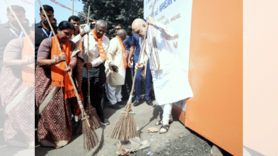 Amit Shah leads cleanliness drive in Ahmedabad ahead of Gandhi Jayanti