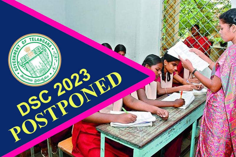 Telangana DSC exams postponed