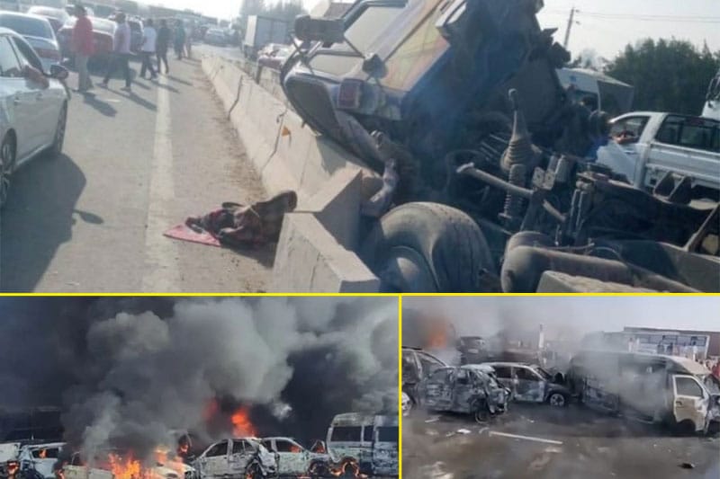 Egypt 35 people killed in multiple vehicle collision