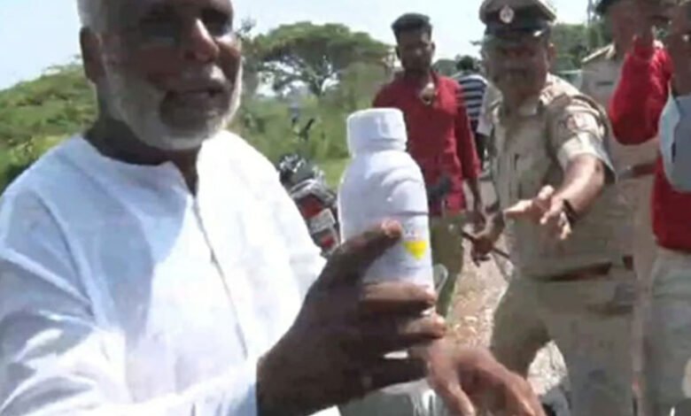 Drought: Farmer attempts suicide before central team in K’taka