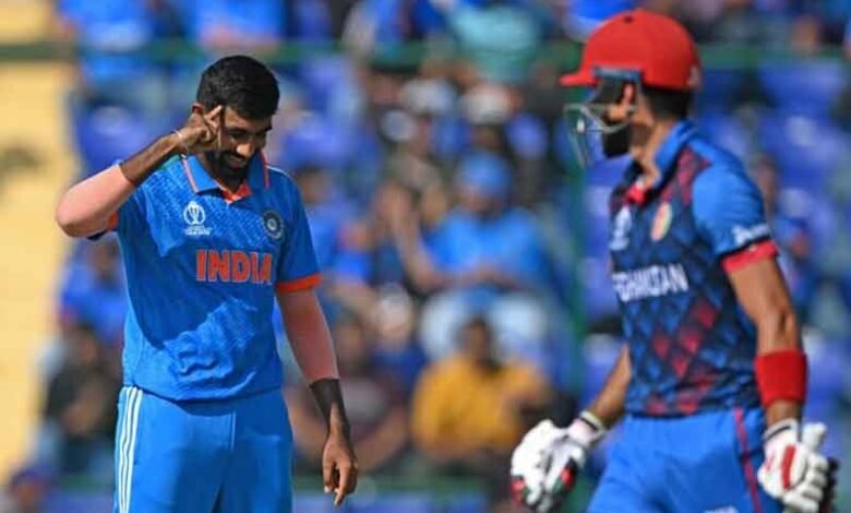 Bumrah's 4-for limits Afghanistan at 272/8 after fighting 80 by skipper Hasmatullah