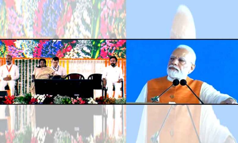 PM announces Turmeric Board, Tribal University for Telangana