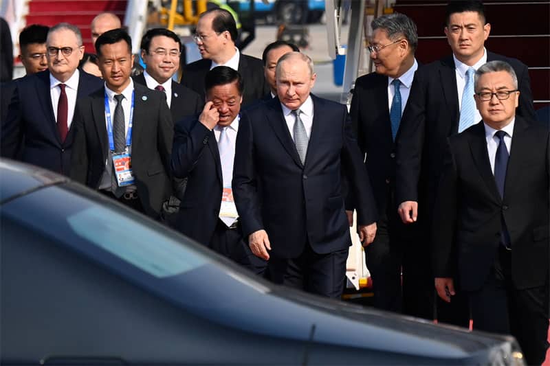 Putin arrives in China’s Beijing