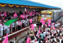 Dream of train service to Siddipet comes true because of CM KCR: Harish Rao