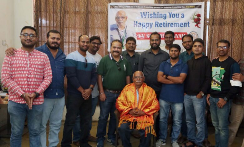 Telangana Sports Journalists Association Honors VV Subrahmanyam on His Retirement