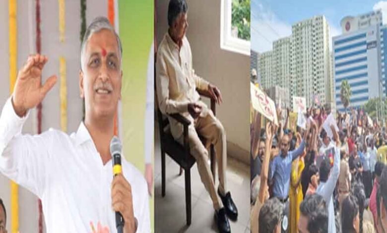 BRS condemns Chandrababu arrest to keep Andhraites on its side