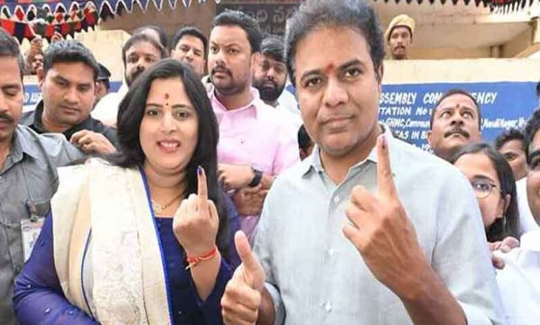 Telangana Assembly Poll: 'Diamond weapon in your hand, do not waste' : KTR to voters