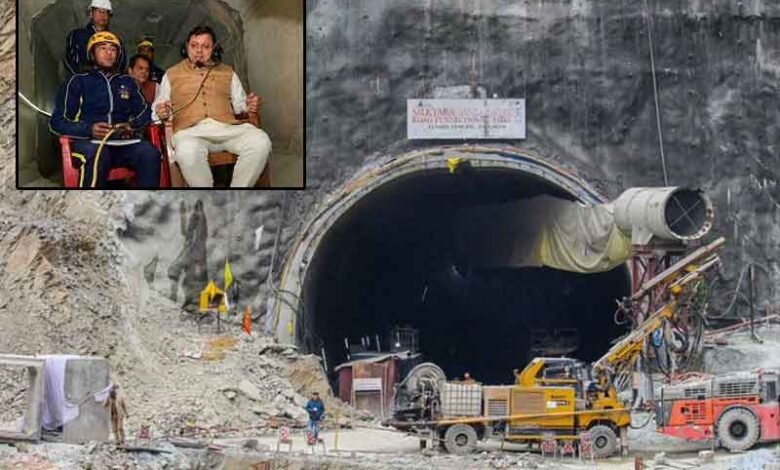 Work of laying pipes in Silkyara tunnel completed, workers to be brought out soon: CM Dhami