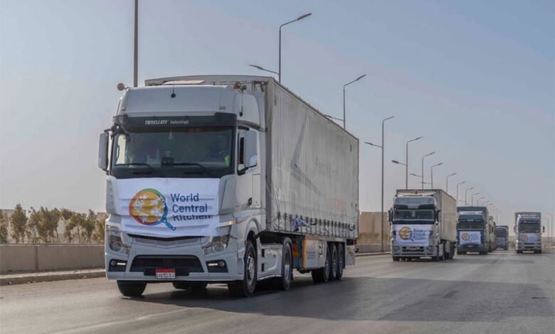 Largest aid convoy enters Gaza since Oct 7