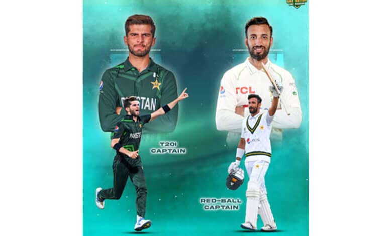 Shan Masood to lead Pakistan Test team, Shaheen Afridi named T20I captain