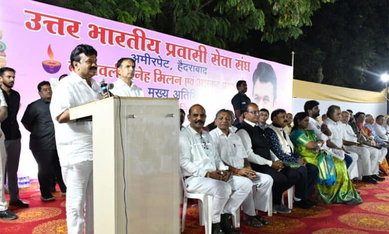 Talasani Srinivas Yadav Addresses Deepavali Celebration, Highlights State's Progress