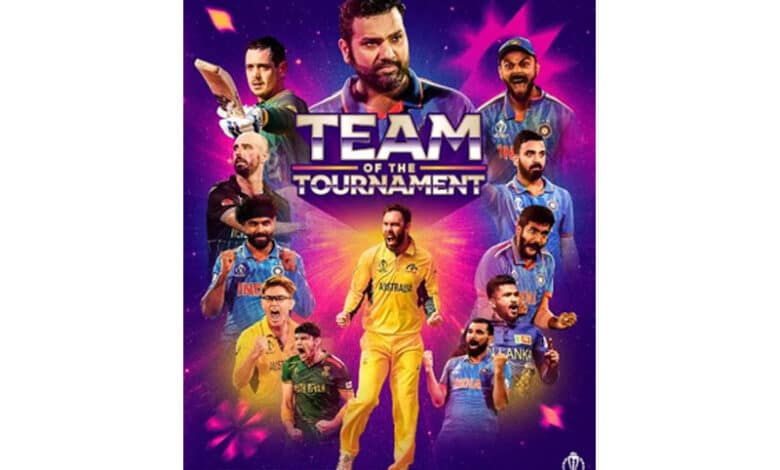 Men’s ODI WC: Rohit, Kohli, Shami, Rahul, Jadeja, Bumrah included in Team of the Tournament