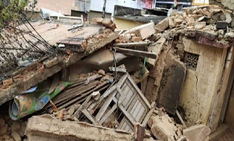 Narrow escape for kids as nursery school building collapses few hours before classes begin in B’luru