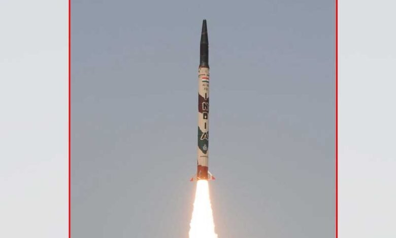 India successfully conducts training launch of short-range Agni-1 missile