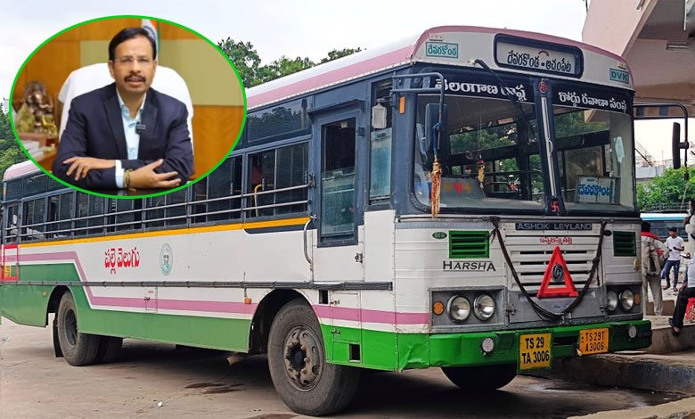 TSRTC MD Sajjanar Encourages Women to Opt for Palle Velugu Buses Over Express Buses for Short-Distance Travel