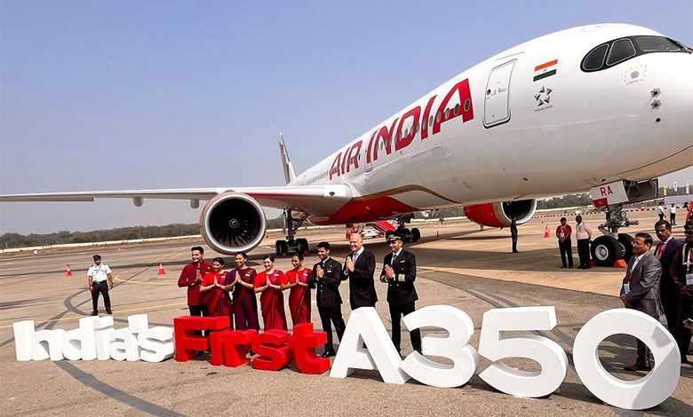 AIR BUS 350 Airbus A350, Boeing 777X steal show at Wings India 2024