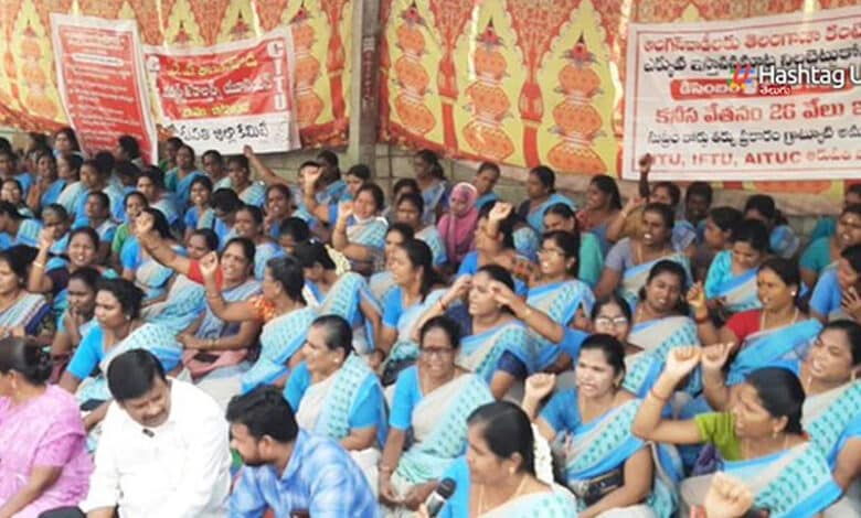 Anganwadi workers in Andhra return to work after 42-day strike