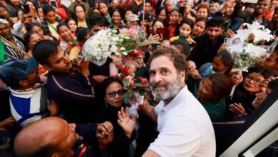 Rahul's Bharat Jodo Nyay Yatra Crosses into Meghalaya from Assam