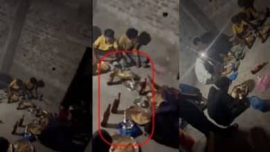 High school students caught drinking alcohol in Andhra Pradesh (Video)