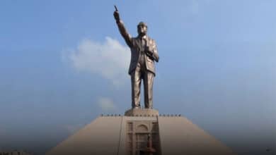 AP CM Jagan unveils 125 ft tall BR Ambedkar statue in Vijayawada