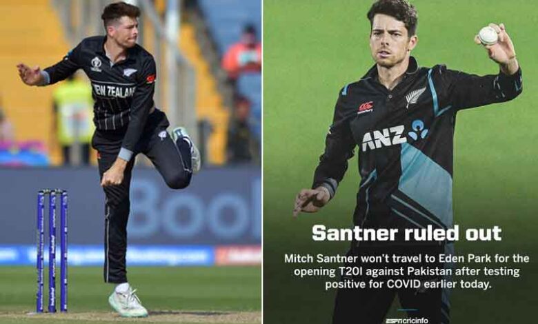 Santner Excluded from First T20I Against Pakistan After Testing Positive for Covid