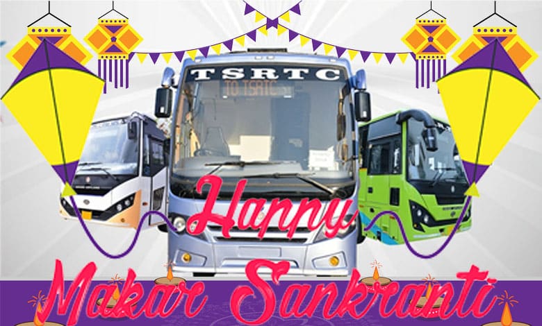 TSRTC prepares for Sankranti with 4,484 special buses & additional facilities