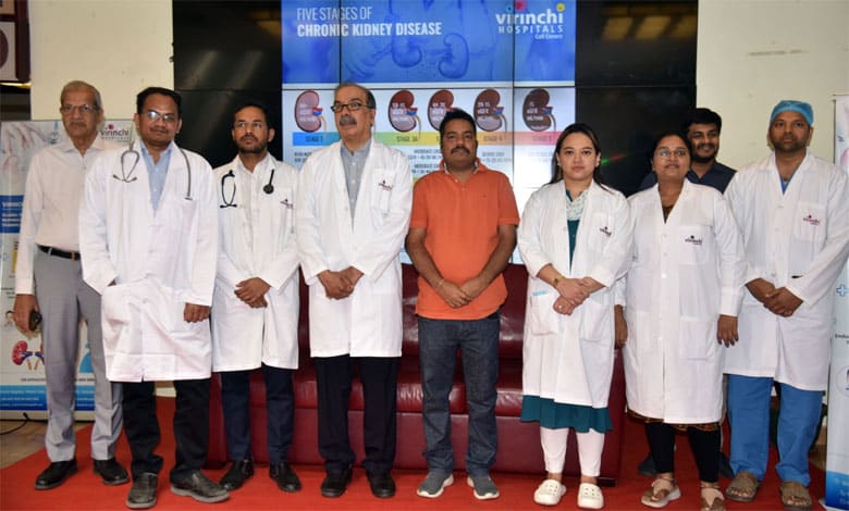 Specialists at Virinchi Hospital successfully perform kidney transplantation against all odds!