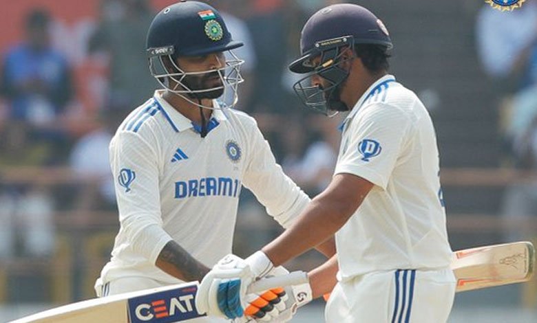 INDvENG, 3rd Test: Unbeaten 152-run stand between Rohit & Jadeja take India to 185/3 at tea