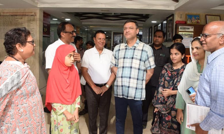 AKBAR OWAISI 1 Akbaruddin Owaisi, MLA Chandrayangutta visits Thalassemia Sickle Cell Society (TSCS) Hyderabad